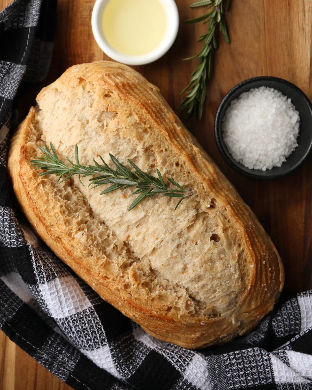 Garlic & Rosemary Sourdough Loaf