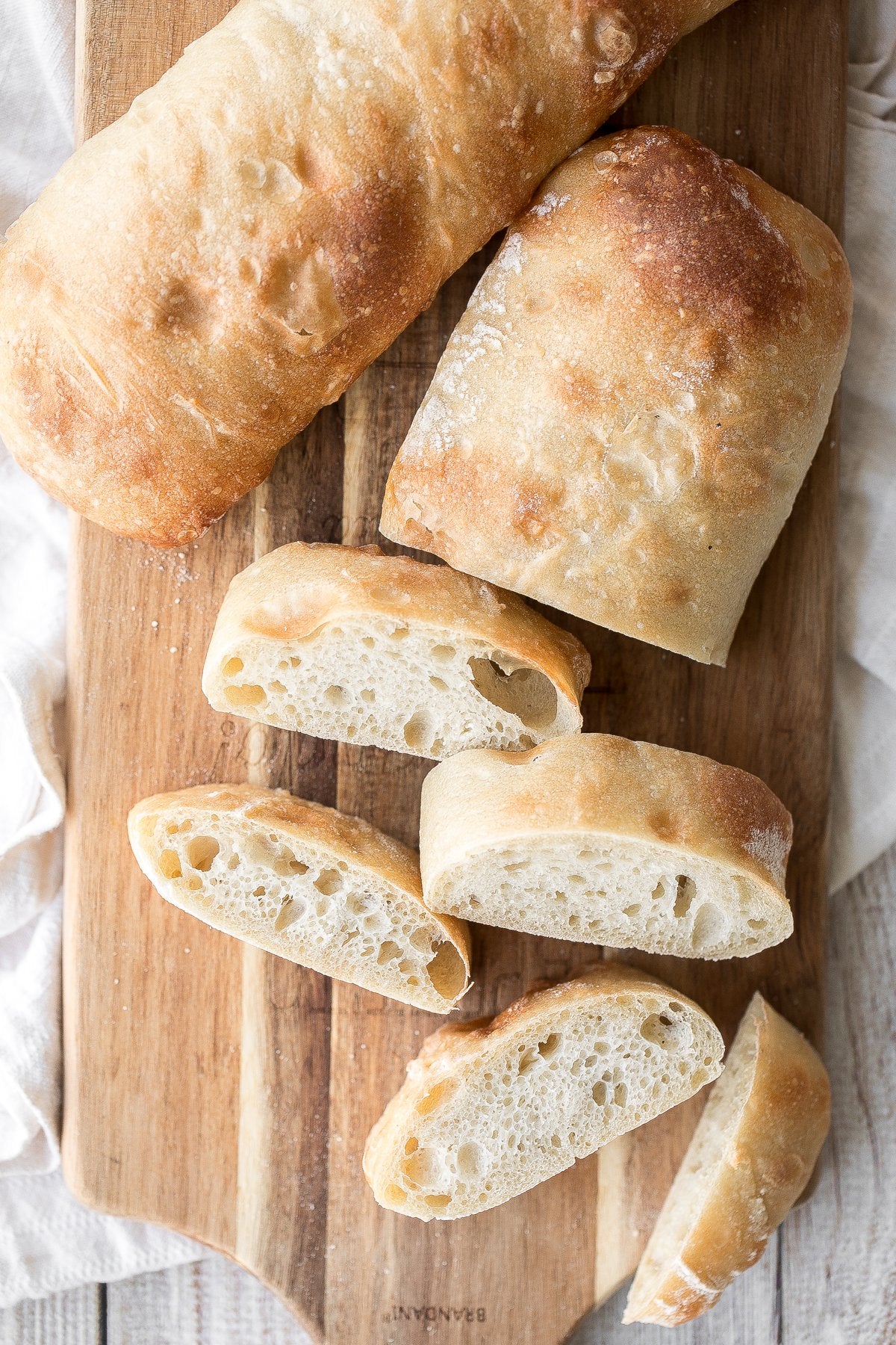 Ciabatta Bread Loaves