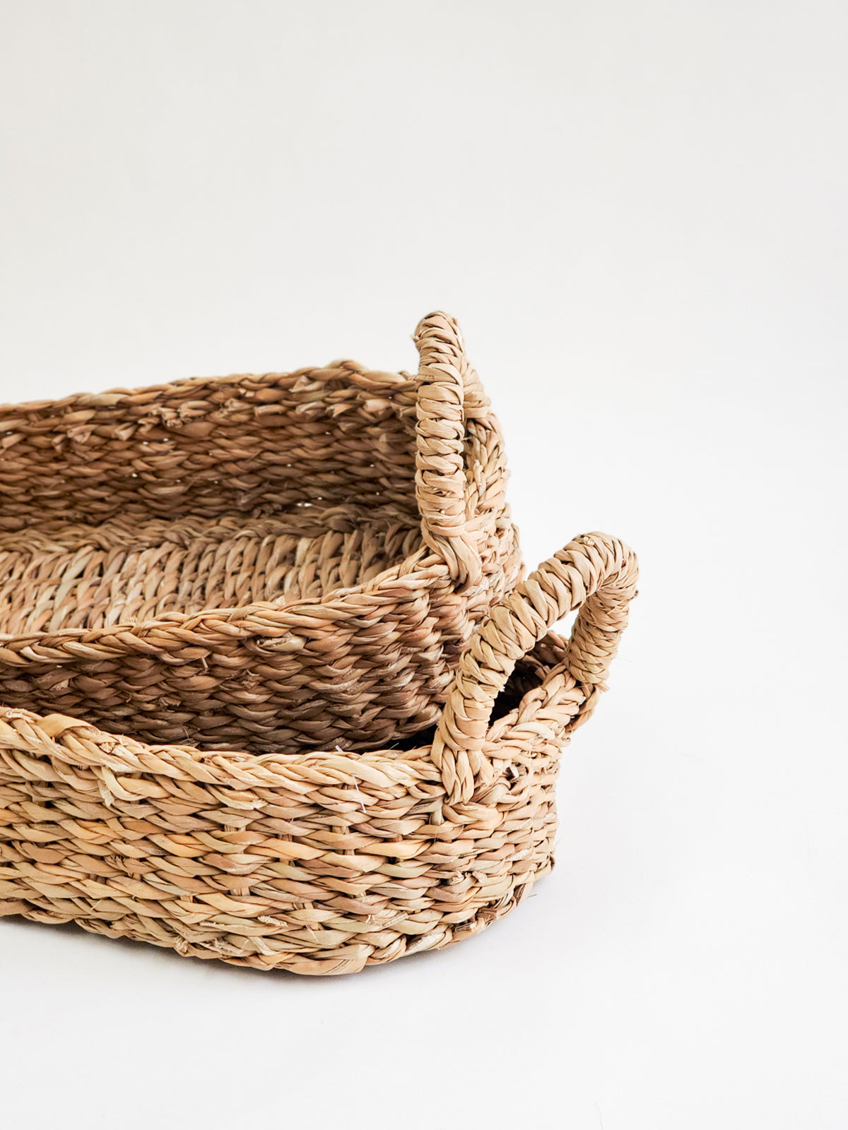 KORISSA Savar Bread Basket with Natural Handle