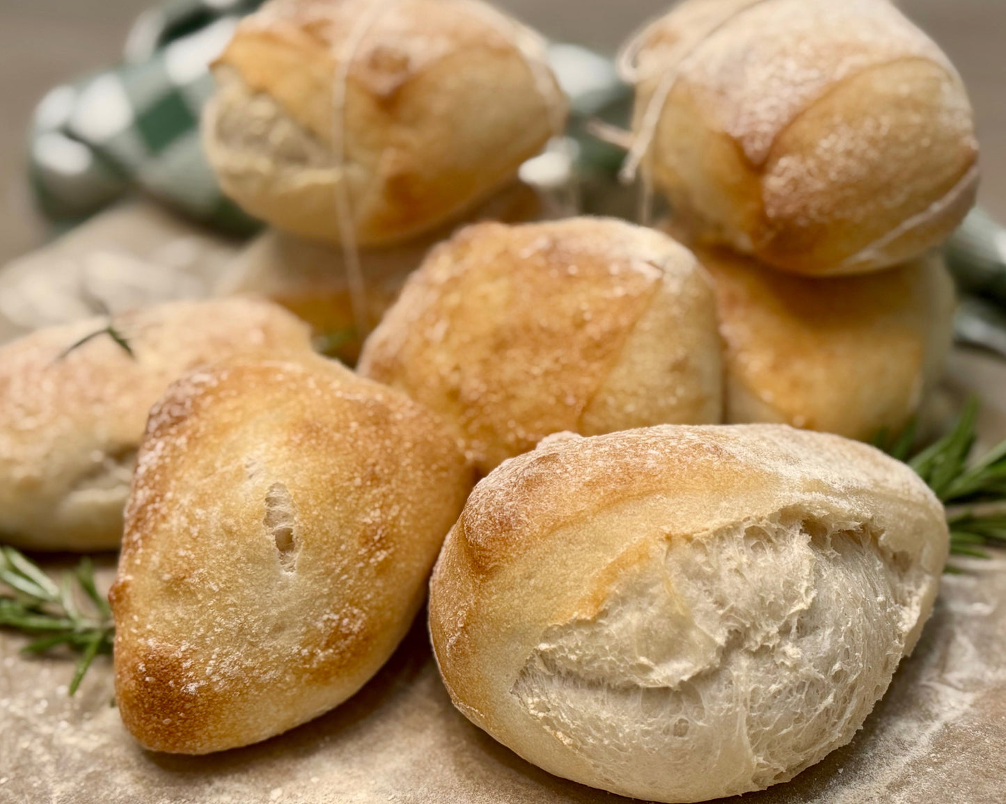 Rustic Ciabatta Rolls