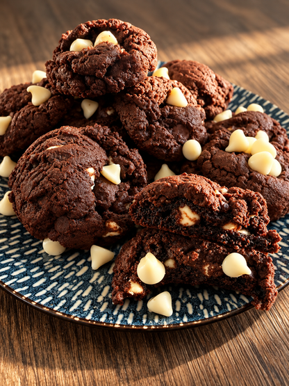 Triple Chocolate Cookies