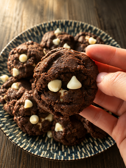 Triple Chocolate Cookies