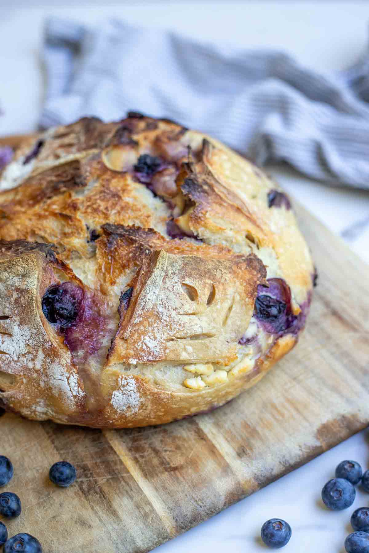 Blueberry Lemon Cream Loaf